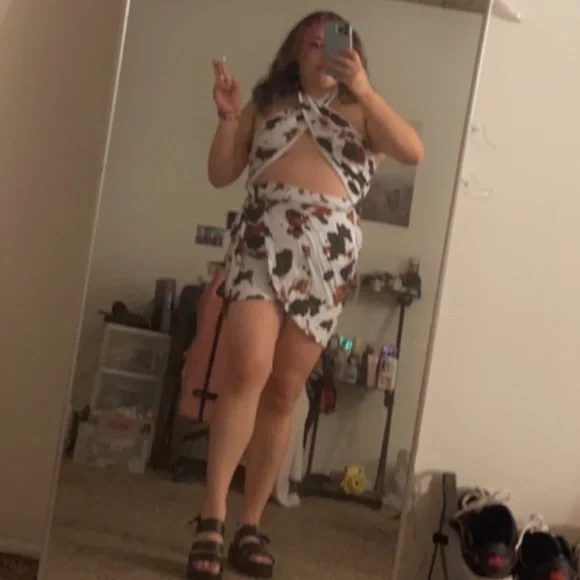 Fashion Nova | Dresses | Cow Print Dress | Poshmark